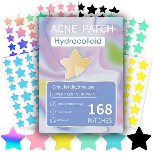 Colorful Star Pimple Patch Invisible Acne Removal Skin Care Stickers