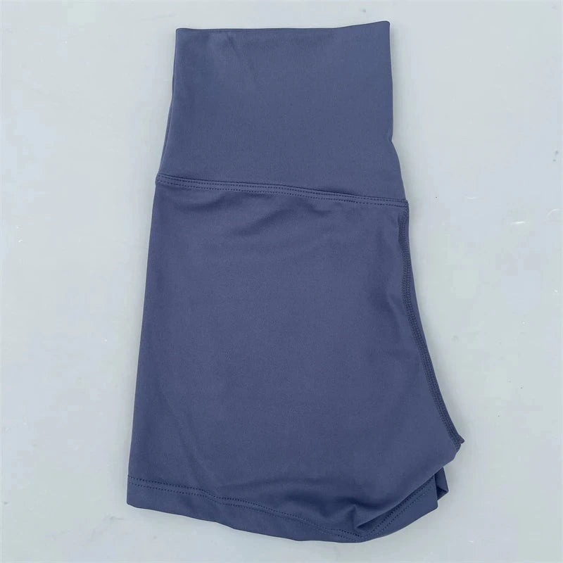 Solid Color tight Women Fitness Sport Short