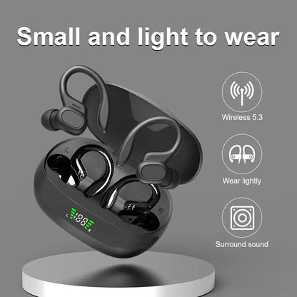 Ture Wireless Earbuds Ear Hook Sports HiFI Stereo Waterproof  With Mic