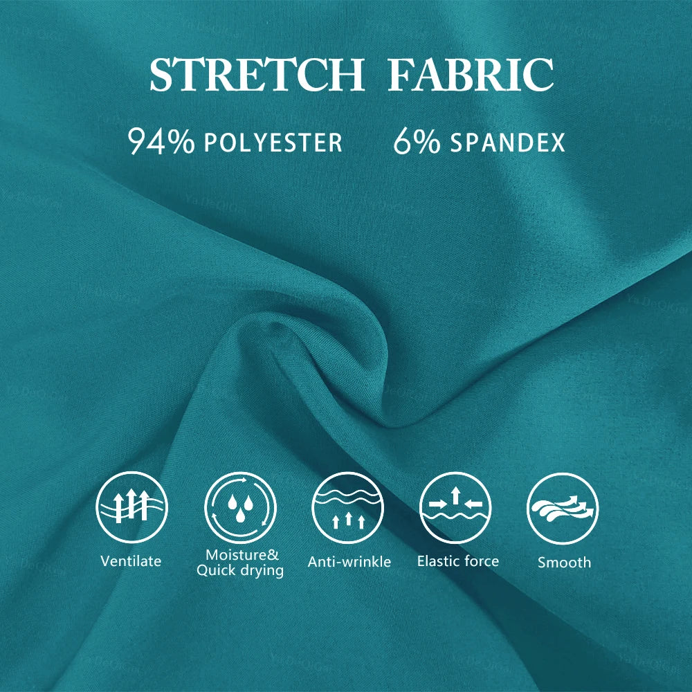 Anti-Wrinkle  Washable Medical Scrubs Sets Blouse Pockets Straight Pants