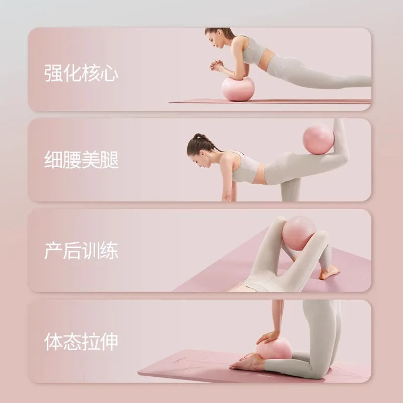 Women Gym Yoga Fitness Ball  Pilates Workout Mini Ball Sculpting Legs And Hips