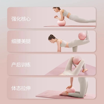 Women Gym Yoga Fitness Ball  Pilates Workout Mini Ball Sculpting Legs And Hips