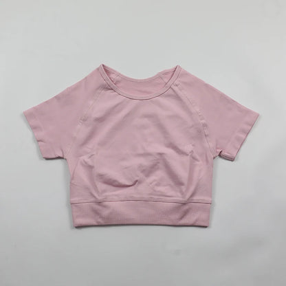 Crop Top Yoga Shirt