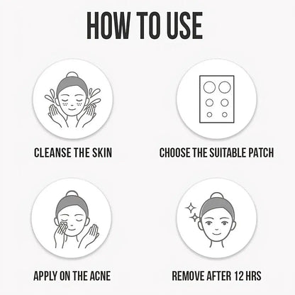 Colorful Star Pimple Patch Invisible Acne Removal Skin Care Stickers