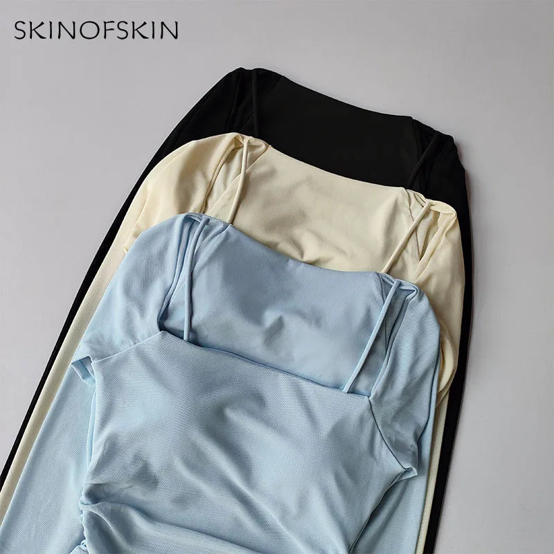 Women Sports Tops Fixed Chest Pads  Long Sleeves