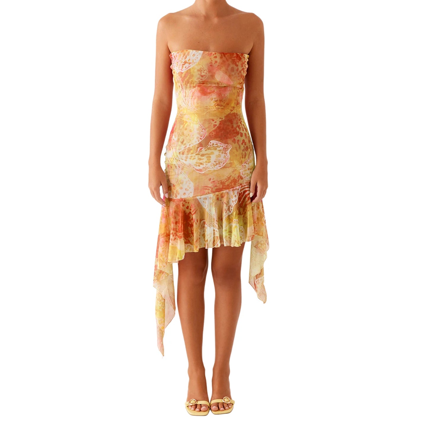 Elegant Off-Shoulder Maxi Dress with Lace Detailing and Flowy Ruffled Hem