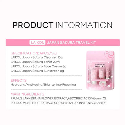 Skin Care  Kits With Cleanser, Serum ,Eye Cream