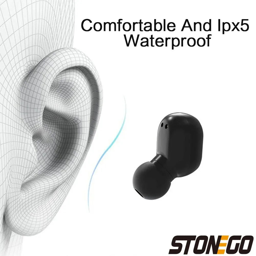 Wireless Bluetooth 5.0 Earbuds, Touch Control, Digital Display