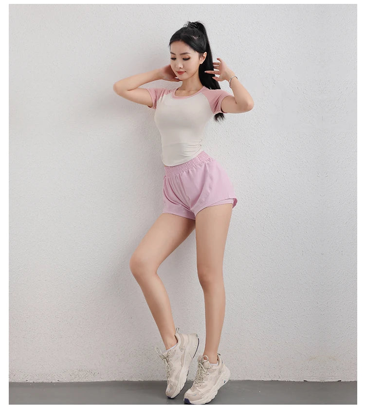 Fitness wear Leisure and loose fitting T-Shirt