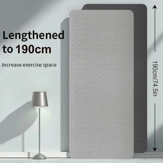 Non Slip Yoga Mat for Home Stretching Floor Workout Pilates Women & Men