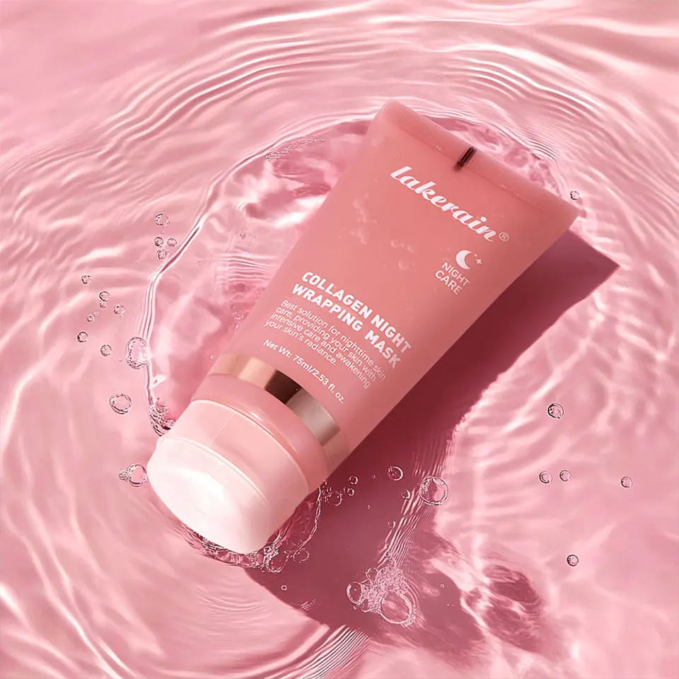 75ml Collagen Peel-off Mask Night Wrapping Facial Mud Firming mask Daily 100g Collagen Jelly Cream