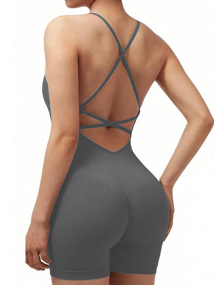 Yoga Set Jumpsuit Sports Overalls