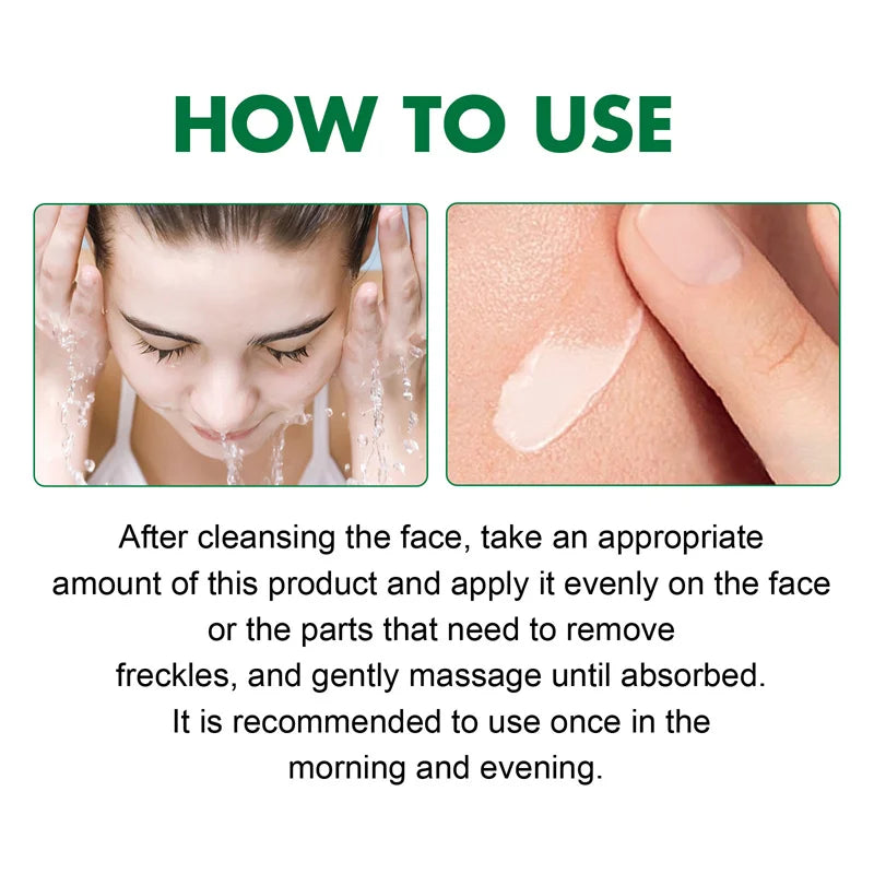 Dark Spots Remover Whitening Serum Face Freckle Melanin Correcting Anti Pigmentation Brightening