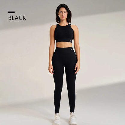 Yoga Leggings and Top Two Piece Set