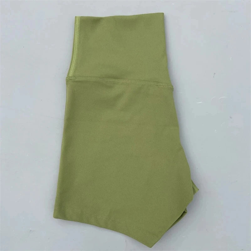 Solid Color tight Women Fitness Sport Short