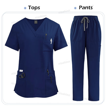 Medical Clothing for Unisex  Tops and Pant Set