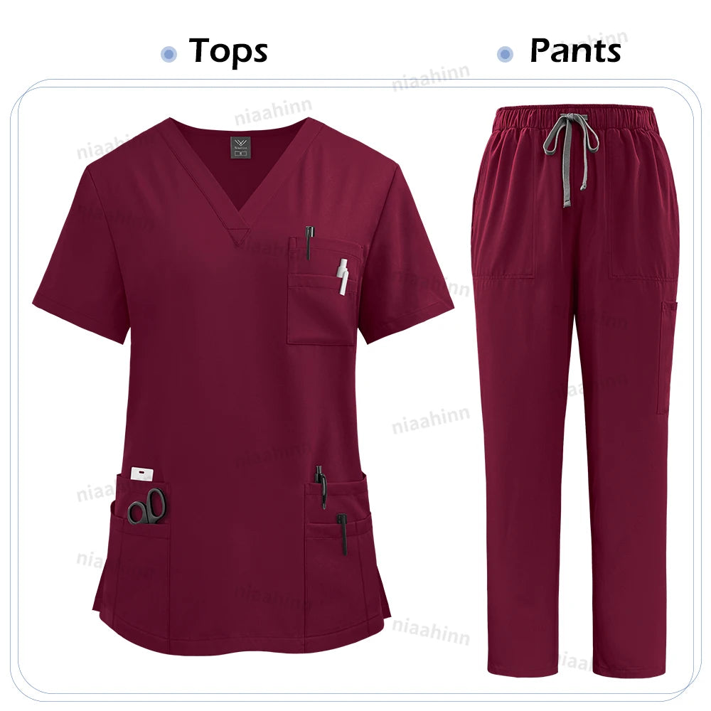Medical Clothing for Unisex  Tops and Pant Set