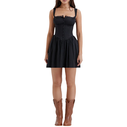 Sleeveless A-Line Dress