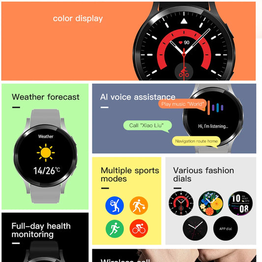 Men And Woman Health Monitor Smartwatch