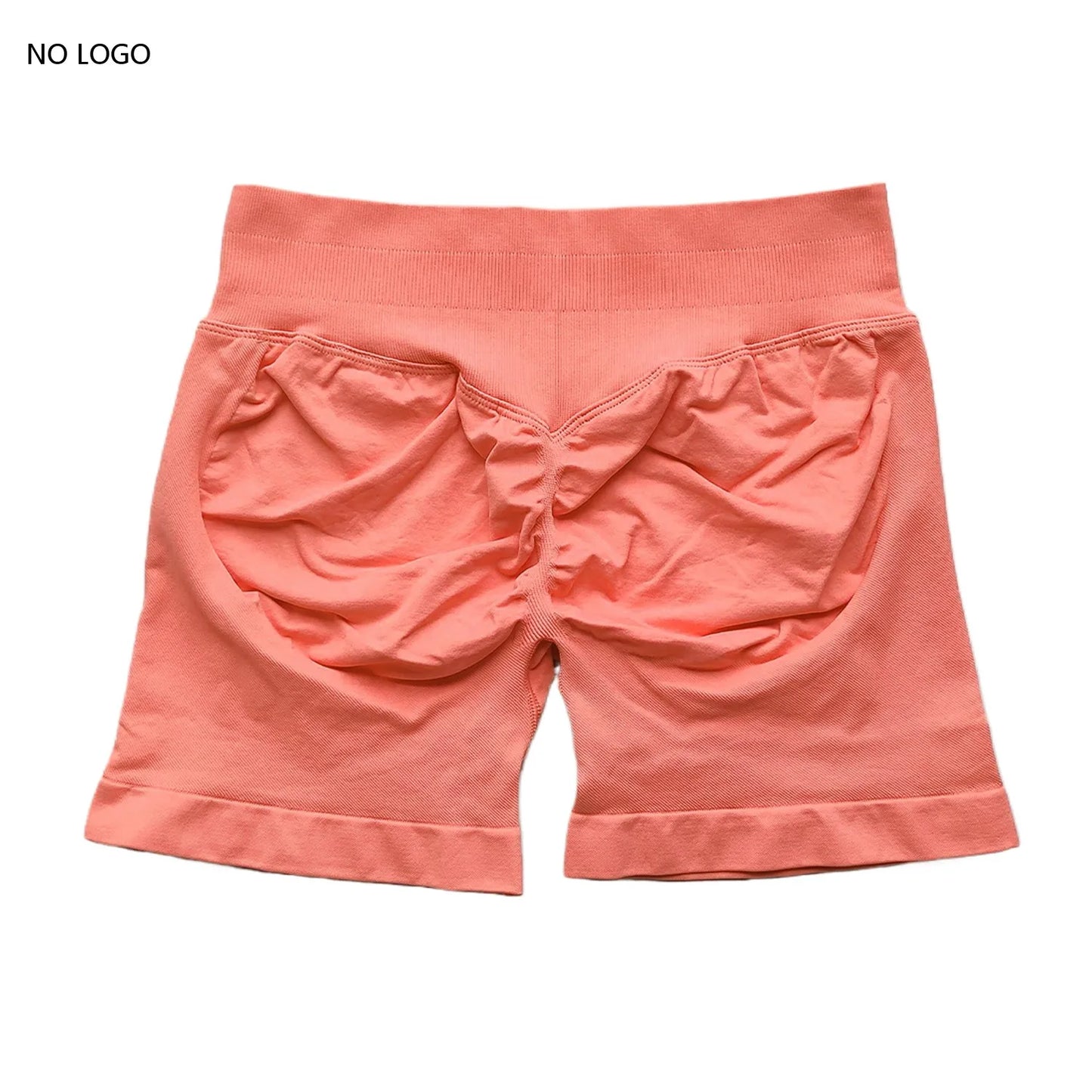 Scrunch Shorts Low Ribbed Band  Seamless Shorts Booty Hight Stretch