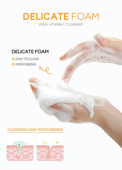 Vitamin C Facial Cleanser Skin Deep Cleansing Moisturizing Blackhead Removal