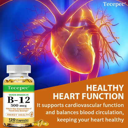 Vitamin B-12 - supports energy and red blood cell formation