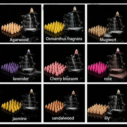 Sandalwood Agarwood Watch the stream cloud tower incense for Indoor aromatherapy purification