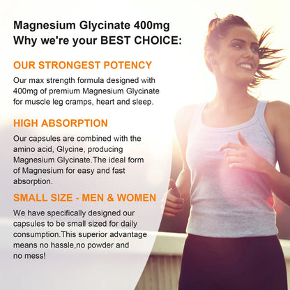 Magnesium Glycinate with Vitamin B6,D3