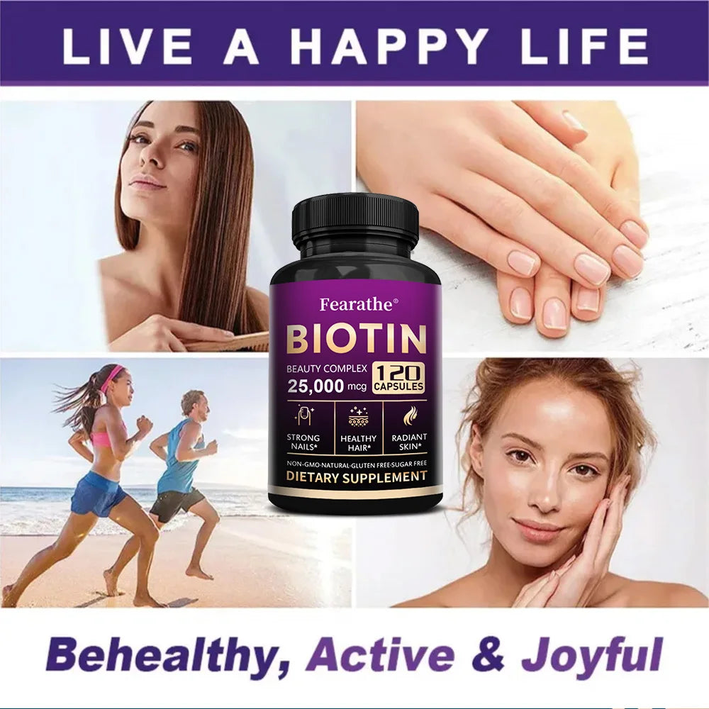 Biotin - Vitamin Supplement To Support Energy