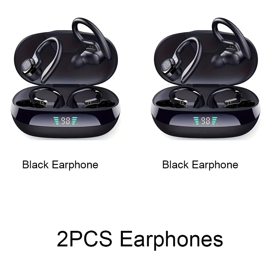 Ture Wireless Earbuds Ear Hook Sports HiFI Stereo Waterproof  With Mic