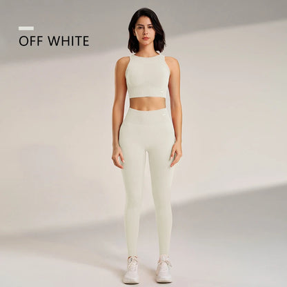Yoga Leggings and Top Two Piece Set