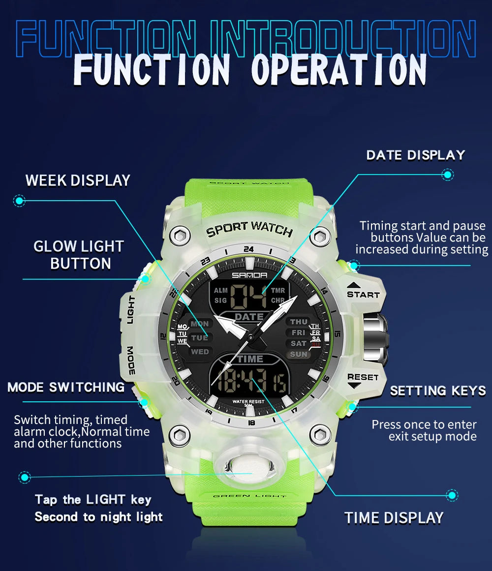 Men's Electronic Watch Outdoor Sports