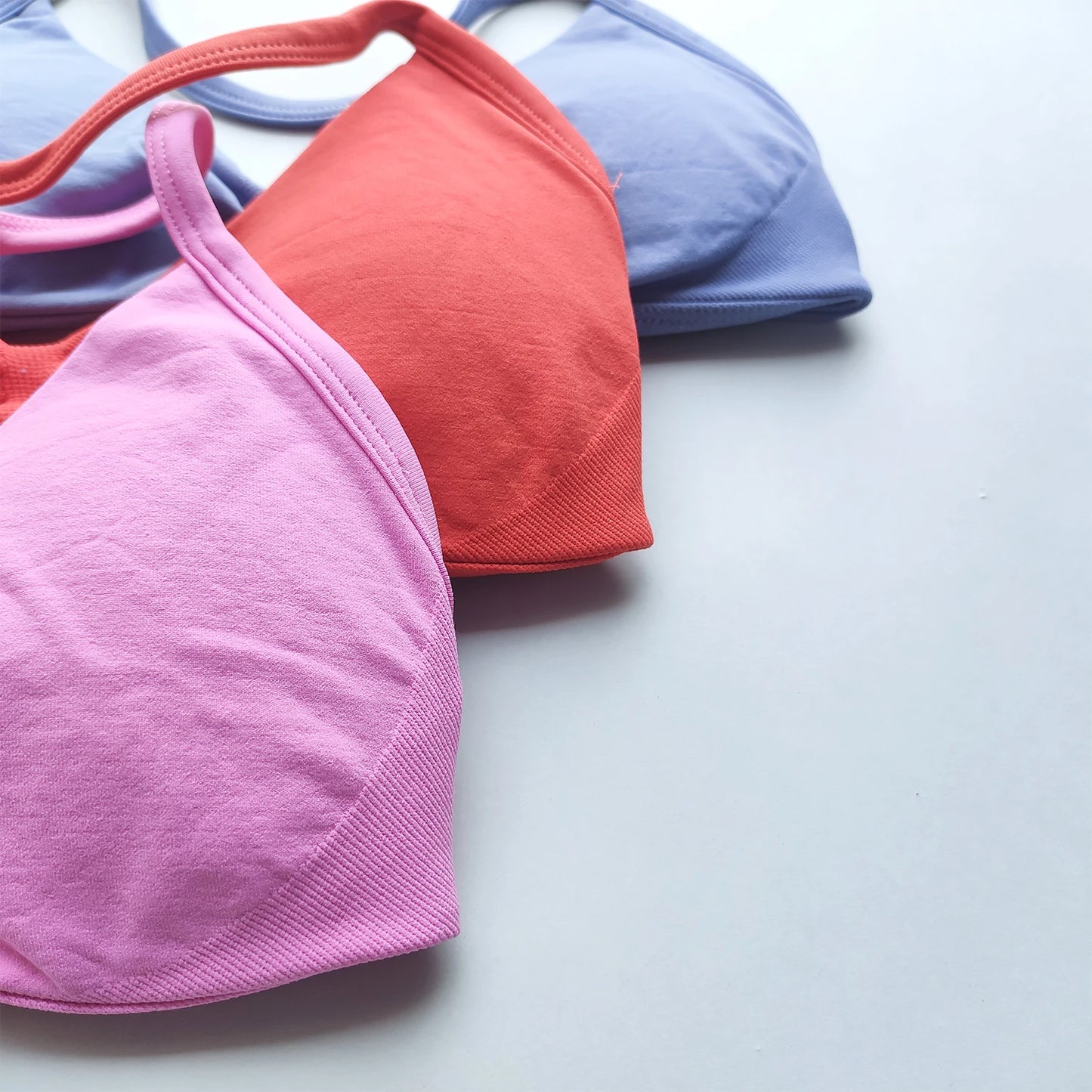 Sports Bra Strappy Backless Removable Cups
