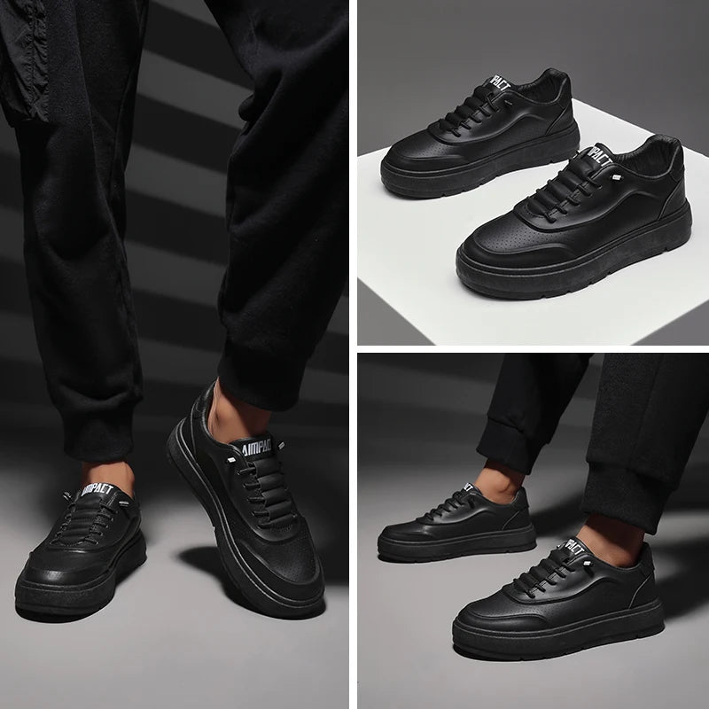 Men's Luxury Sneakers, Sport Shoes w/Breathable Design for Gym/Casual Wear & Street Style
