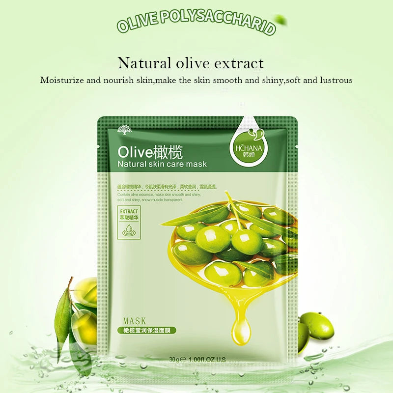 30pcs Fresh Fruits Facial Masks