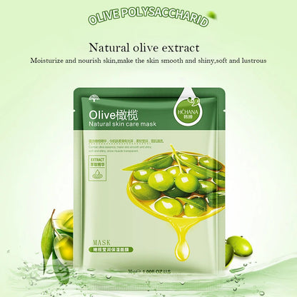 30pcs Fresh Fruits Facial Masks