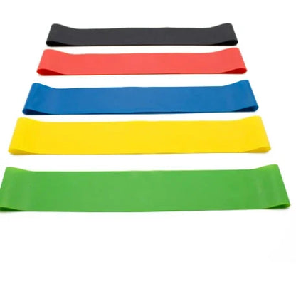 Yoga Rally Bands Rubber Elastic Resistance Band Strength Training Stretching