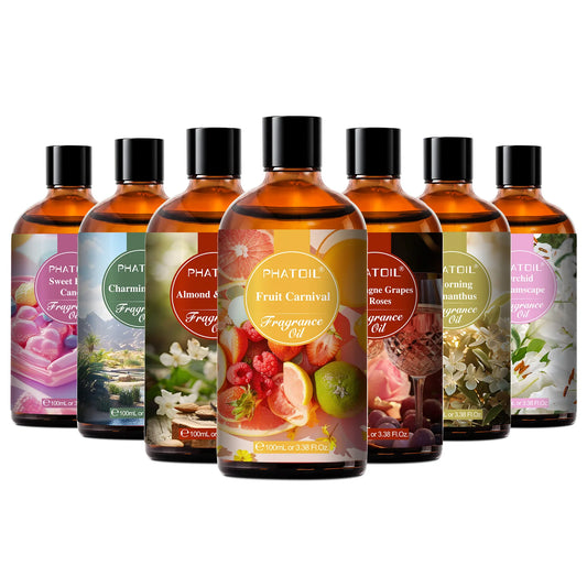 Fragrance Oil For Aromatherapy DIY Perfume Candle Making, Sweet Fruit Candy Fruit Carnival Almond Vanilla Oil