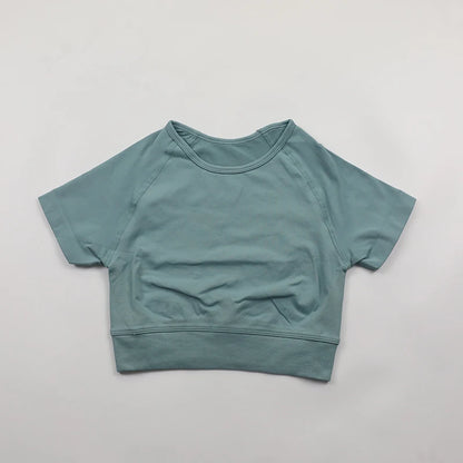 Crop Top Yoga Shirt