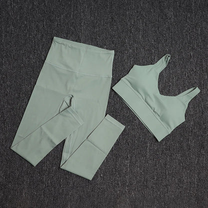 Yoga Set Bras High Waist Leggings