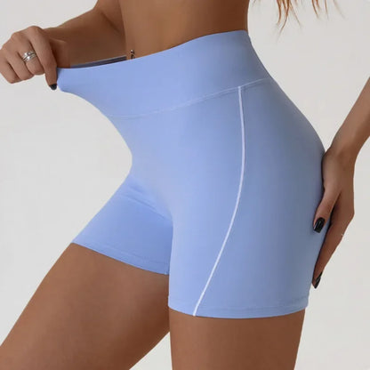 Women's Sports Shorts High Waist Hip Lifting Fitness Tight