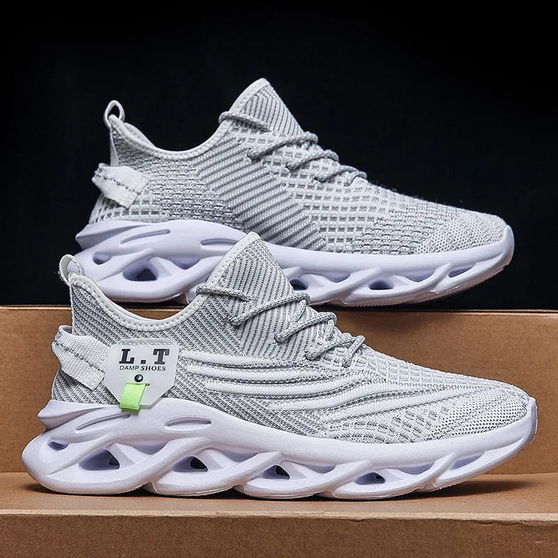 Men Sports  Shoes  Outdoor Breathable Mesh Shock-absorption