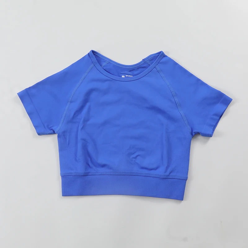 Crop Top Yoga Shirt