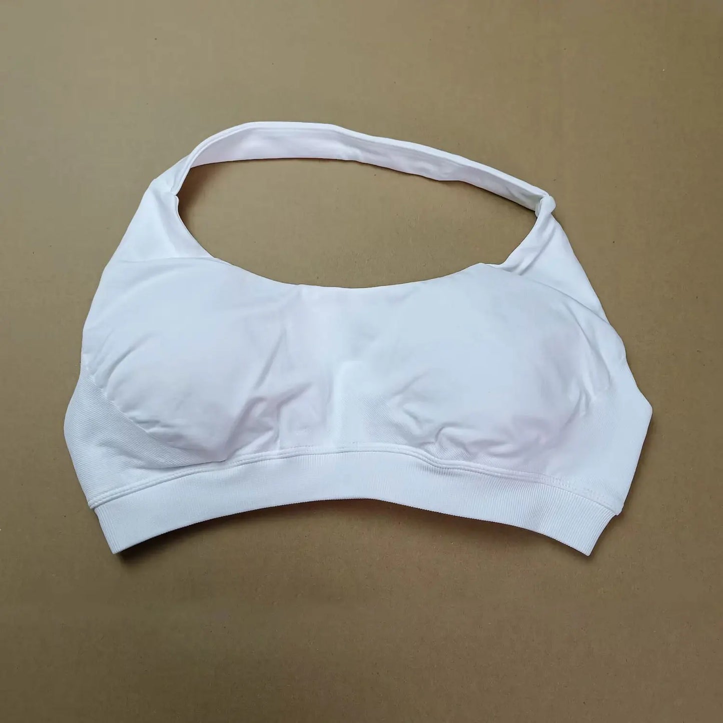 Halter Top Sports Bra Push-up Sexy Open Back