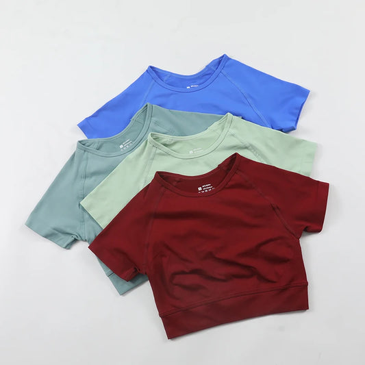 Crop Top Yoga Shirt