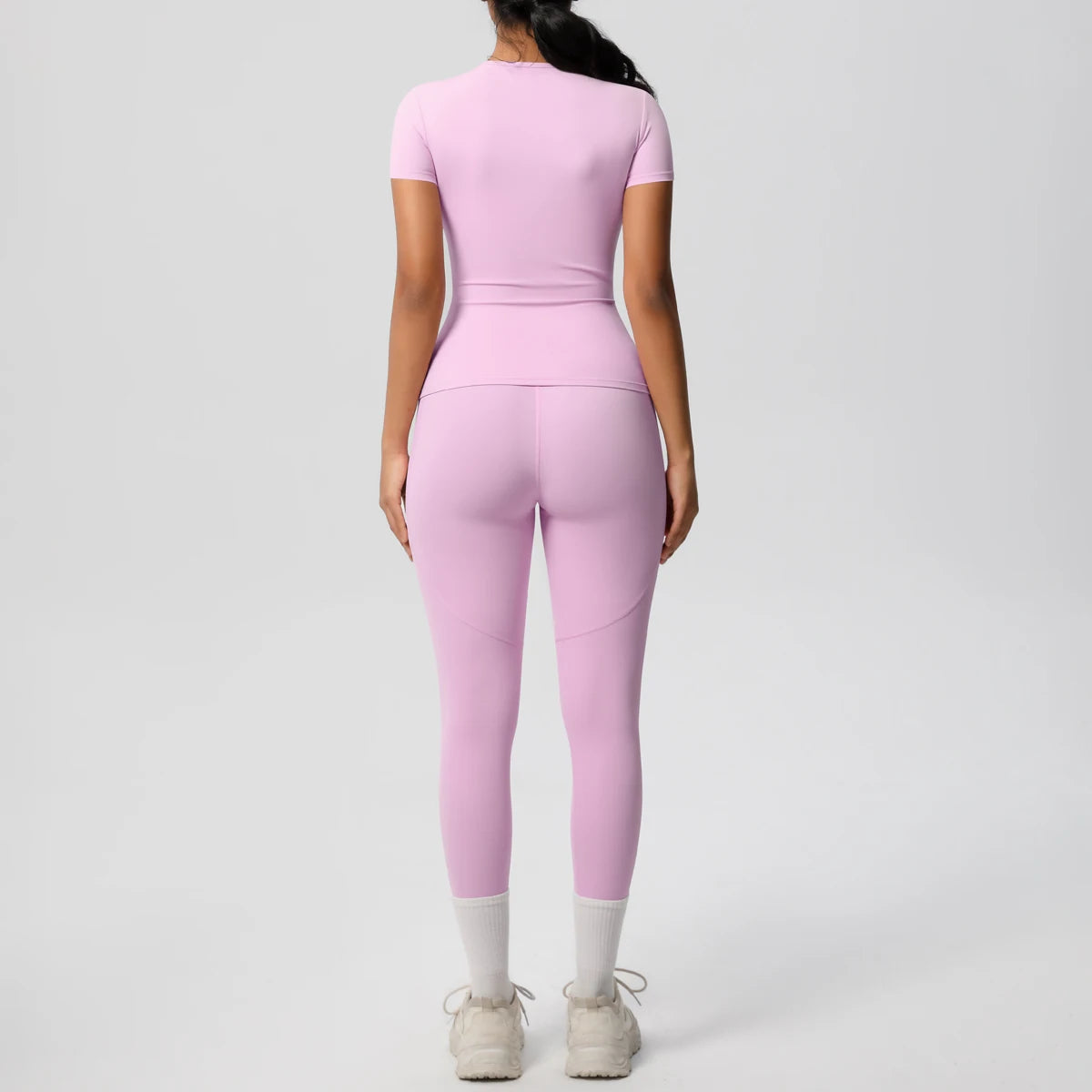 Women 2pcs Patchwork Sport Yoga Suit