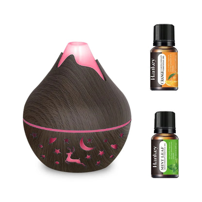 Oil Diffusers with 200ml Tank Remote Control and 7 Color LED Lights For Relaxation and Aromatherapy