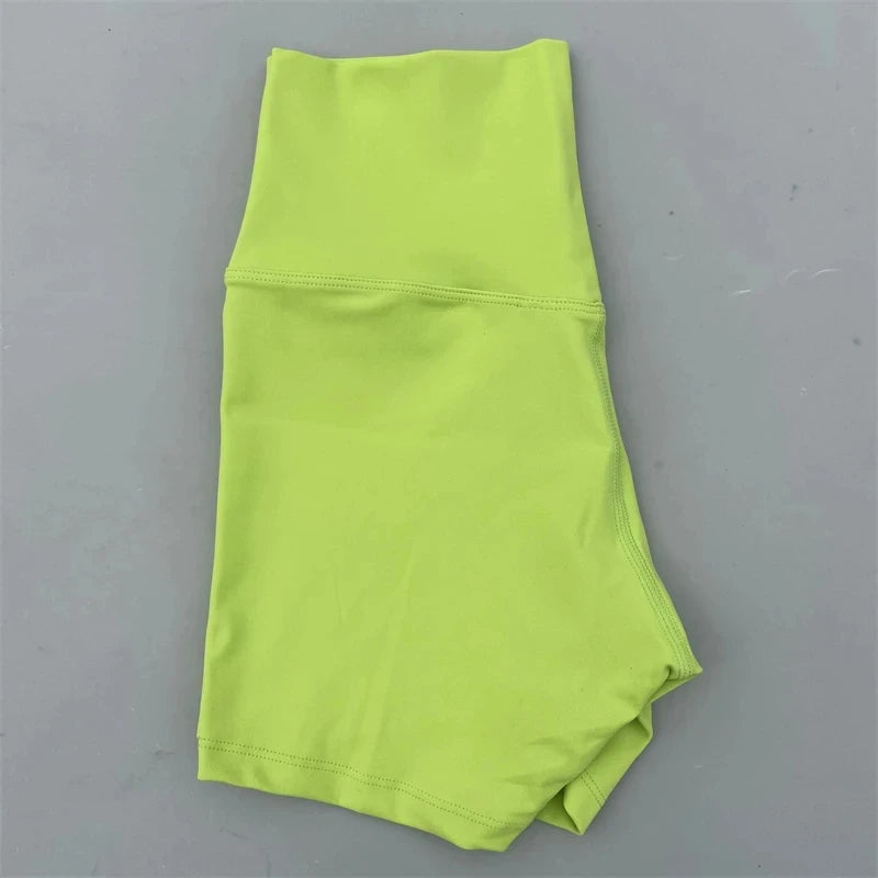 Solid Color tight Women Fitness Sport Short
