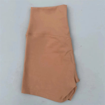 Solid Color tight Women Fitness Sport Short