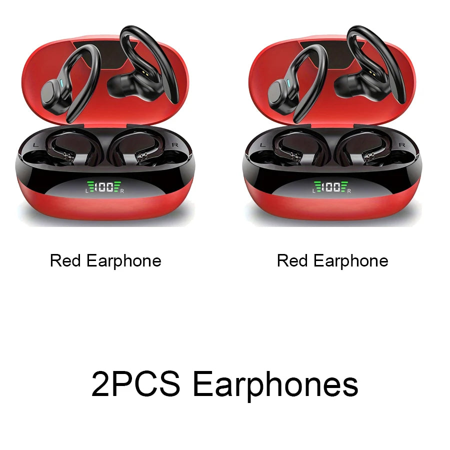 Ture Wireless Earbuds Ear Hook Sports HiFI Stereo Waterproof  With Mic